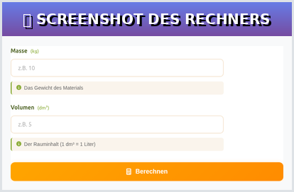 How to use the density calculate correctly