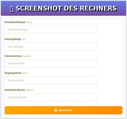 How to use the pressure loss gas line correctly
