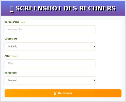 How to use You calculate the ideal weight correctly