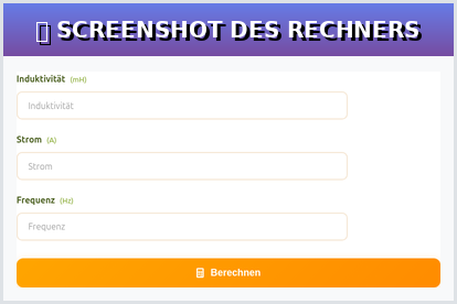 How to use the inductance computer correctly