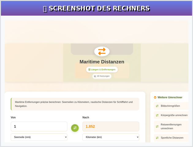 How to use Maritime Distances correctly