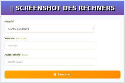 How to use the material weight to calculate correctly