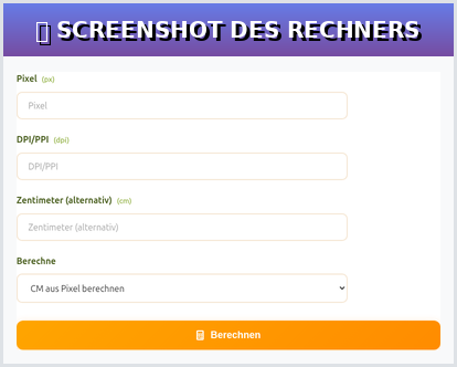 How to use the Pixel DPI calculator correctly