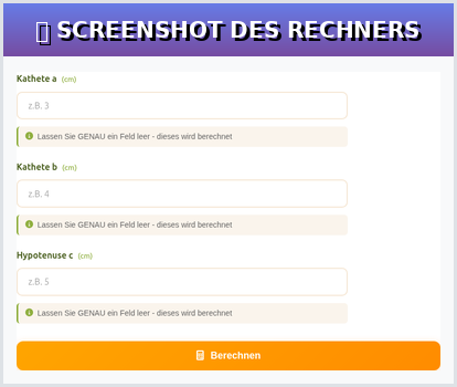 How to use the Pythagoras calculator correctly